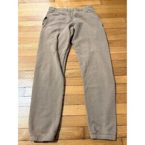 Set Active Size S Sweatpants Joggers Tan Brown